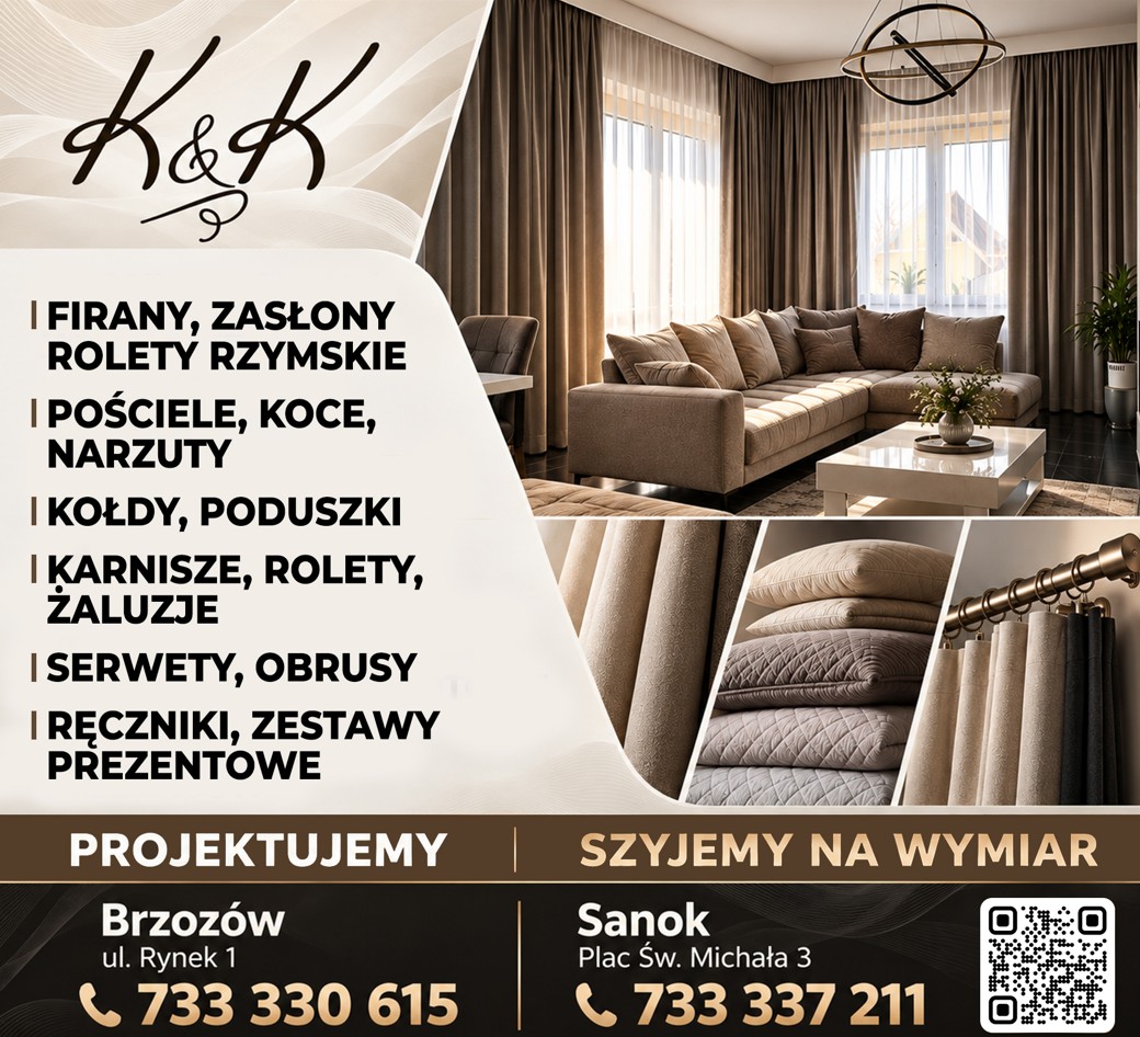 karnisze, rolety SANOK
